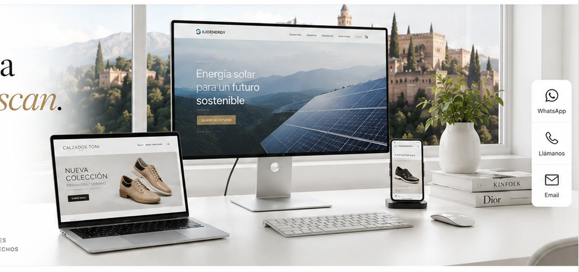 Diseño web y SEO en Granada con proyectos digitales profesionales
